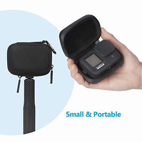 JSVER Bolsa de Protectora para GoPro Hero 10/9 Funda para GoPro 10/9/8/7/6/5/ dji Osmo Action cámara Bolsa de Almacenamiento Estuche de Transporte Compatible con GoPro Accesorios Negro