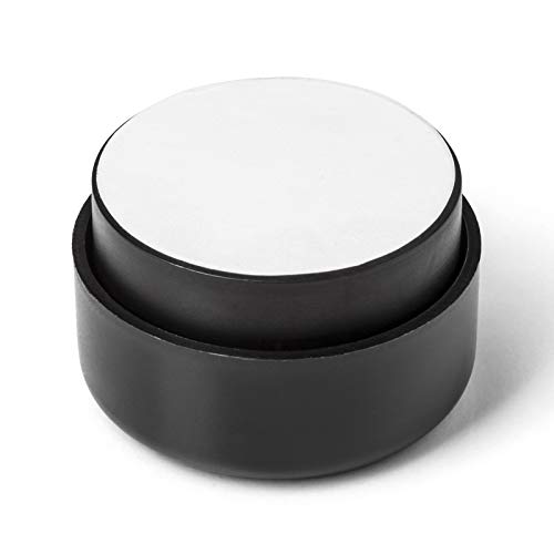Juego de 4 x SO-TECH® Pata de Mueble Pata de Deslizamiento"GOLF" Negro Alto Regulable