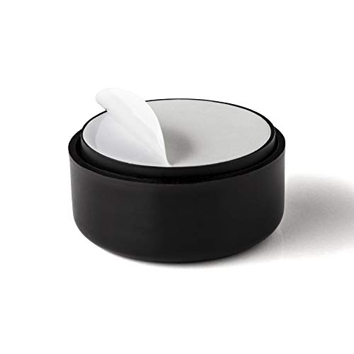 Juego de 4 x SO-TECH® Pata de Mueble Pata de Deslizamiento"GOLF" Negro Alto Regulable