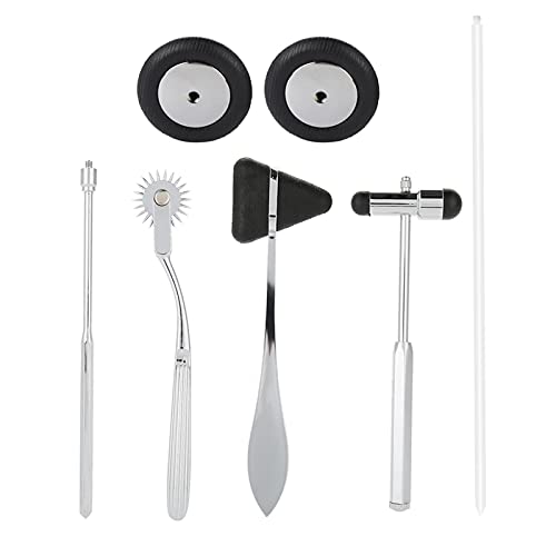 Juego De Instrumentos Médicos De Martillo Neurológico Para Adultos, Martillo De Diagnóstico Muscular, Equipo De Percusión Para El Cuidado De La Salud, Incluye Molinillo De Wartenburg, Martillo De Babi