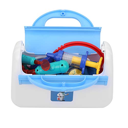 Juguete del juego de roles, juego médico real del aparato para el bricolaje entre padres e hijos(Juego de herramientas de médico de 13 piezas)