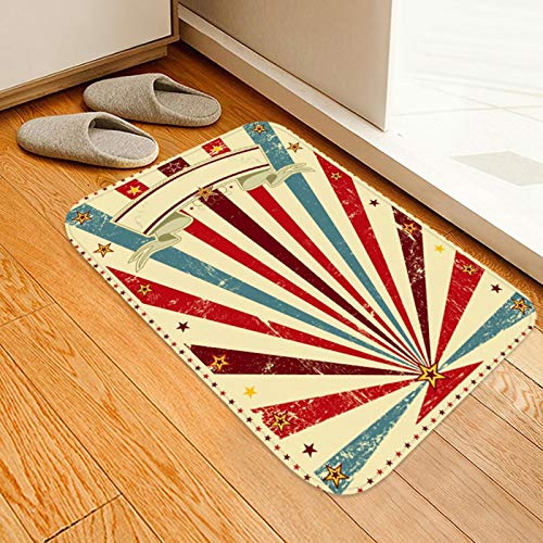 Kadimendium Alfombra cómoda de la Estera del Piso de la Buena absorción de la Humedad para el Uso de la Cocina del vestíbulo(50cm×80cm)