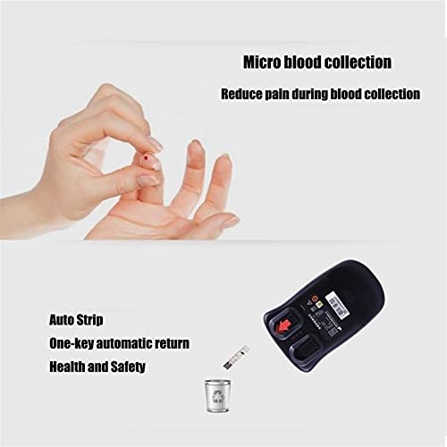 KaKaDz 3 en 1 medidor de Prueba de Kit de colesterol for colesterol/Prueba de glucosa en Sangre/ácido úrico con Gran LCD Pantalla y 85 Tiras for Uso doméstico. (Kit : Tester+85PCS Strips)