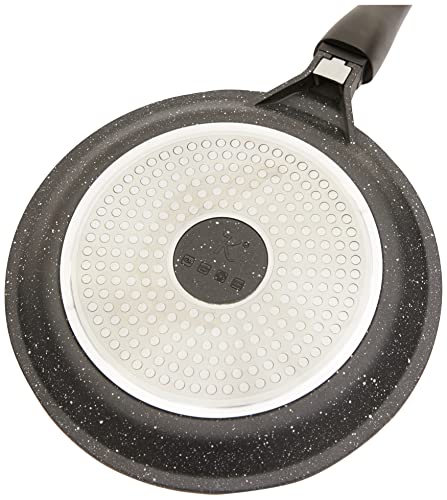 Kamberg - 0008050 - Sartén para crepes 24 cm - Mango Extraíble - Aluminio Fundido - Revestimiento Piedra antiadherente - Todos los incendios, incluida la inducción - Sin PFOA