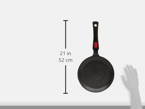 Kamberg - 0008050 - Sartén para crepes 24 cm - Mango Extraíble - Aluminio Fundido - Revestimiento Piedra antiadherente - Todos los incendios, incluida la inducción - Sin PFOA