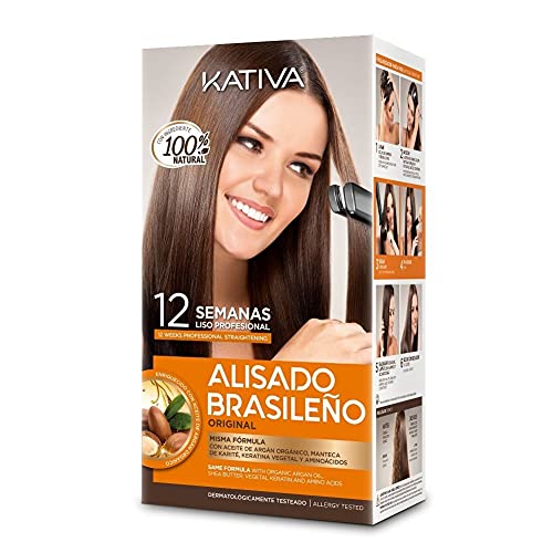 KATIVA ALISADO BRASILEÑO Kit (KERATINA), Único, 1 Unidad (Paquete de 1)