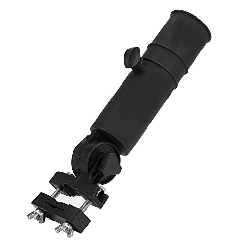 Keenso Paragüero de Golf Ajustable Paragüero Trolley. Universal Vehículo Todoterreno Carrito de Golf Silla de Ruedas Carro de bebé Negro