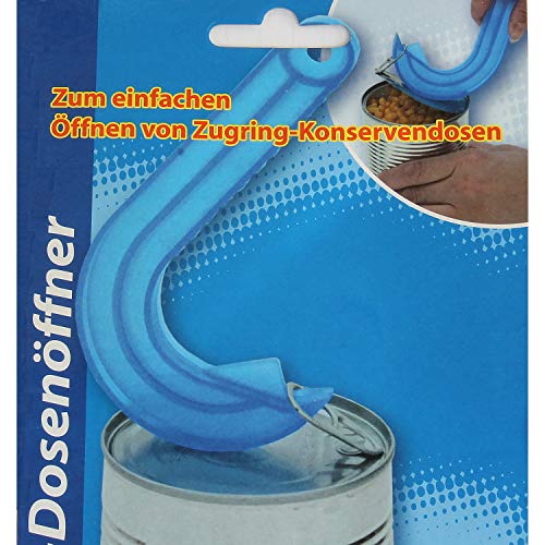 K&G Juego de 2 abrelatas práctico con anillo de tracción | Utensilio de cocina | Accesorios | Abridor de conservas | Para latas con anillos de cierre