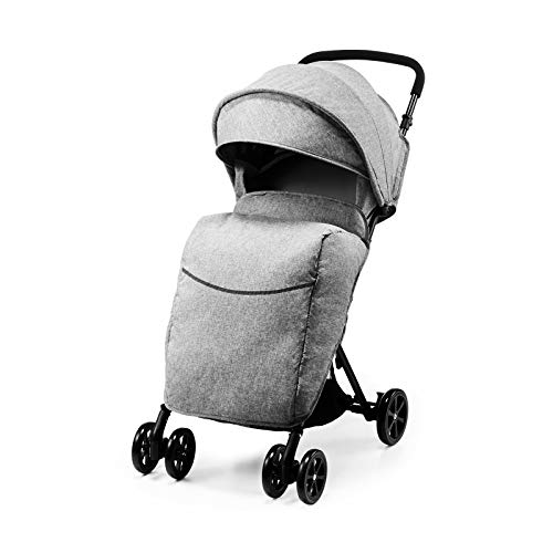Kinderkraft Silla de Paseo Ligera LITE UP, Carrito, Manejable, Plegable, Gris