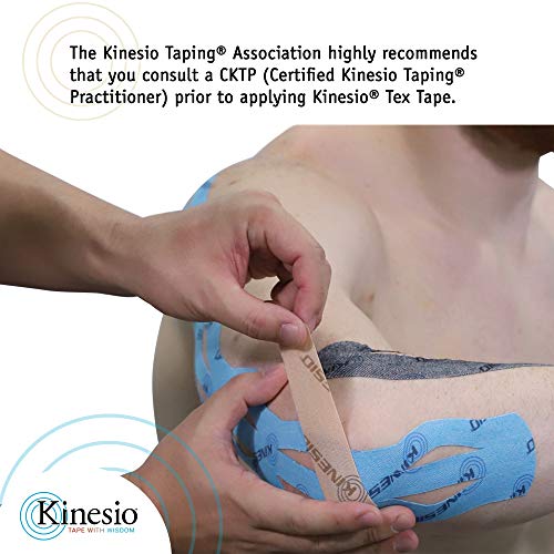 Kinesio Tex Performance+ Cinta de kinesiología: 2 in. x 16.4 ft. (Logo Negro)