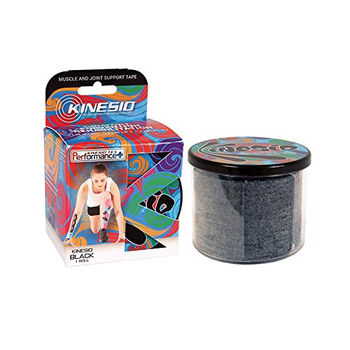 Kinesio Tex Performance+ Cinta de kinesiología: 2 in. x 16.4 ft. (Logo Negro)