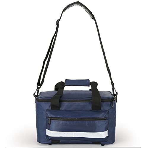 Kit de primeros auxilios portátil, bolsa de hombro vacía para almacenamiento de medicamentos, bolsa de primeros auxilios para traumatismos, caja organizadora de primeros auxilios para la familia