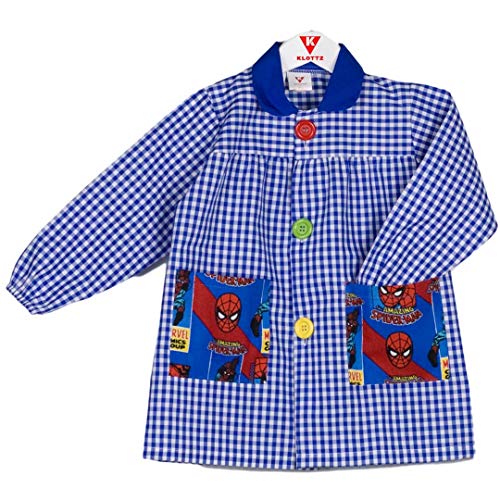 KLOTTZ SPIDERMAN - BABI SPIDERMAN MANDILON GUARDERIA Niñas color: AZUL talla: 6