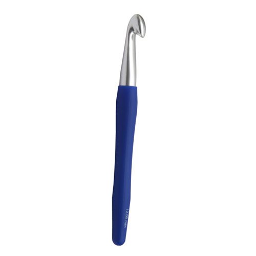KnitPro Waves - Aguja de ganchillo (aluminio), color Azul (Bluebell), tamaño: 12 mm
