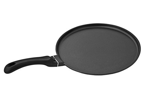 Kopf sartén para Crepes Marra (Aluminio Fundido, 28 cm, Revestimiento ILAG, inducción) Incl. esparcidor de Masa