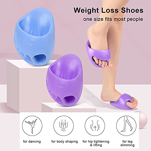Ksodgun Zapatillas para adelgazar Zapatillas Corrección de postura Zapatillas para piernas Adelgazamiento corporal Estiramiento y levantamiento de cadera Corrección de postura para aliviar el dolor