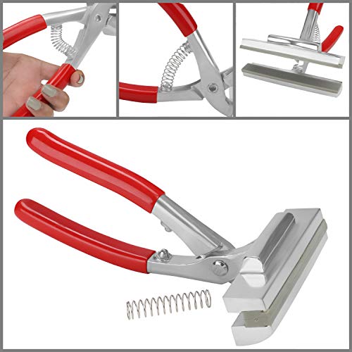Kurtzy Alicates Tensor Lienzo – 19,2 x 12,01 cm - Tenazas Tensar Lienzos Anchas con Aleación de Metal y Asas Acolchadas con Muelle para Lienzos en Marcos