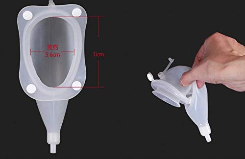 L-CAM Urinario Pee Holder, orina Bolsa de colección colector usable portátil Urinario Bolsa de orina Ventilar Viaje colector Incontinencia Bolsas con Pretina elástico,C