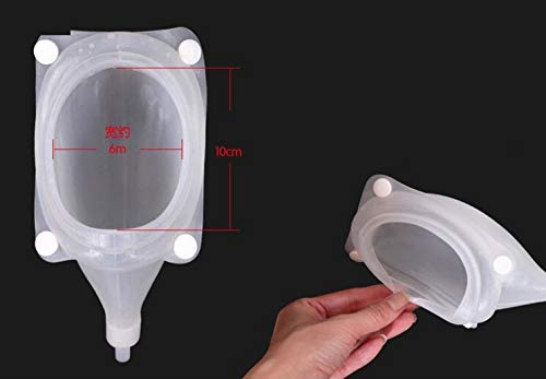 L-CAM Urinario Pee Holder, orina Bolsa de colección colector usable portátil Urinario Bolsa de orina Ventilar Viaje colector Incontinencia Bolsas con Pretina elástico,C