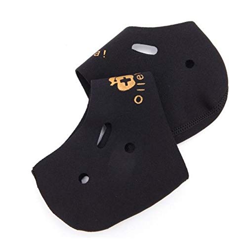 LANCYG Tobilleras para Esguince 4pcs Fascitis Plantar Tratamiento con Vendas talón Dolor en el Pie Ayuda de Arco de Tobillo del talón del Protector de Plantilla ortótica Tobilleras (Color : Black)