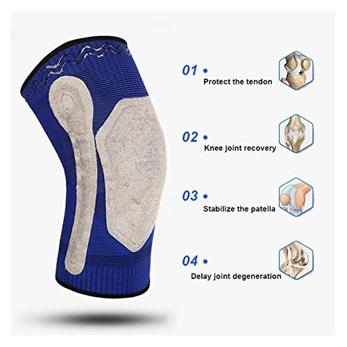 Las Almohadillas de Rodilla Deportivas Son la Mejor protección de la Rodilla for Hombres y Mujeres, cómodos y estables, se Pueden Usar Durante Mucho Tiempo, brindar un excelente Apoyo y Comodidad.