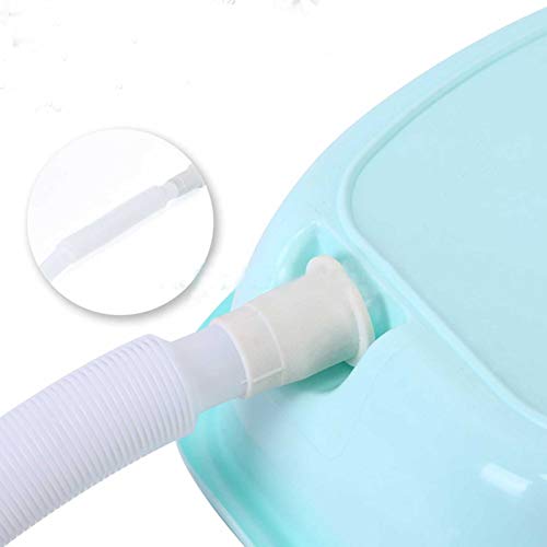 Lavabo de champú, Lavabo portátil en la Bandeja de la Cama para Lavar el Cabello en el Fregadero, Ideal para Aquellos Que están inmovilizados en la Cama