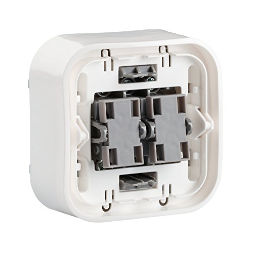 Legrand 782406 Interruptor Luz, Pared, Doble, Blanco