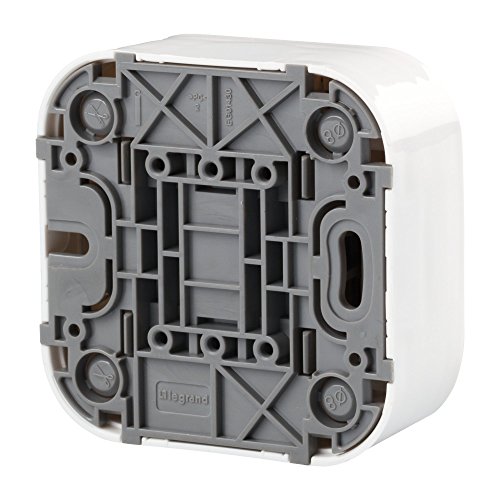 Legrand 782406 Interruptor Luz, Pared, Doble, Blanco