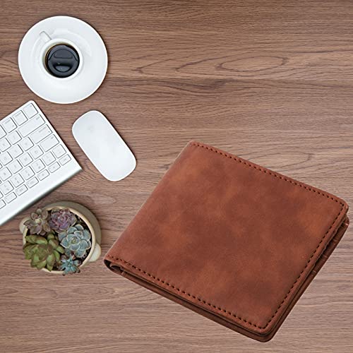 LEVLO Cartera de piel divertida para papá con texto en inglés "You Can't Scare Me I Have One Two Three Daughters Wallet de Daughter Hijo Wife"