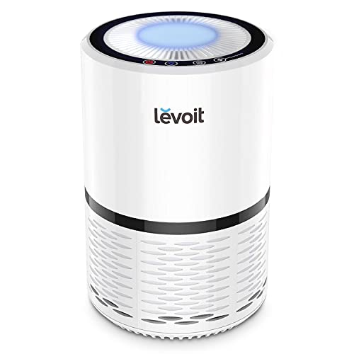 LEVOIT Purificador de Aire Filtro HEPA de 3-Etapa,Captura 99,97% de Alergias, Polen, Polvo y Caspas de Mascota,Elimina de Humo y Olores, Limpiador a Hogar con 3 Velocidades Ajustables y Luz Nocturna