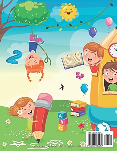 LIBRO DE ACTIVIDADES PARA EDUCACIÓN ESPECIAL - EJERCICIOS A COLOR PARA REPASO Y CONCENTRACIÓN DE NIÑOS Y NIÑAS: SÍNDROME DE DOWN, DÉFICIT DE ATENCIÓN, ... APRENDIZAJE AL MISMO TIEMPO QUE SE DIVIERTEN