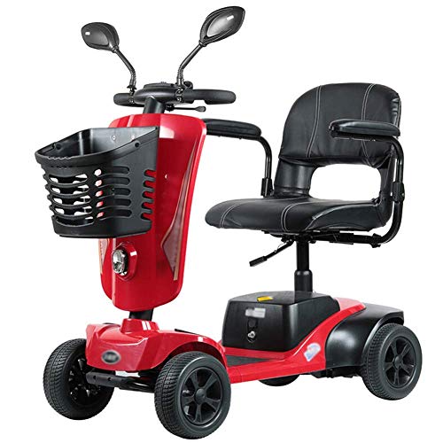 Lightweight Dgpoad Wheels Electric Scooter for Adults Power Mobility Scooter Heavy Duty Seniors Travel Scooter Foldable Openable Handrail 42Cm Wide Seat 36Kg with Lithi