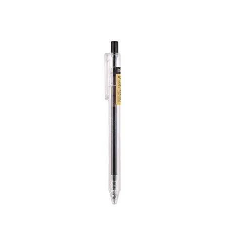 Lihgfw Pulse el bolígrafo de gel 0.5mm sencilla estudiante examen de los efectos de escritorio de la aguja bala jeringa llena de color rojo, azul y negro (Color : Azul, tamaño : Press style)