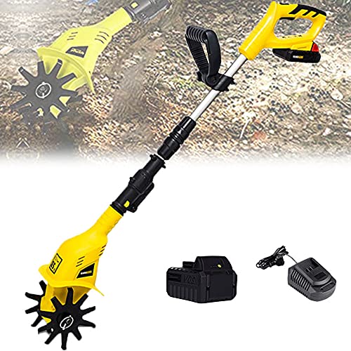LIMEID Motocultor Eléctrico para JardíN 250 RPM Motoazada Rotavator Jardinería Huerto Cultivar Escarar, Fresadora de Tierra, Fresadora de Cultivador, Ancho de Trabajo 30cm, Profundidad 20cm