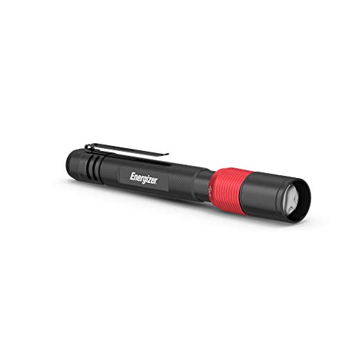 Linterna bolígrafo recargable Energizer, 400 lúmenes, clasificación IPX4 de resistencia al agua, linterna compacta de metal ligera, bolígrafo recargable para interiores y exteriores, con batería