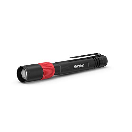 Linterna bolígrafo recargable Energizer, 400 lúmenes, clasificación IPX4 de resistencia al agua, linterna compacta de metal ligera, bolígrafo recargable para interiores y exteriores, con batería