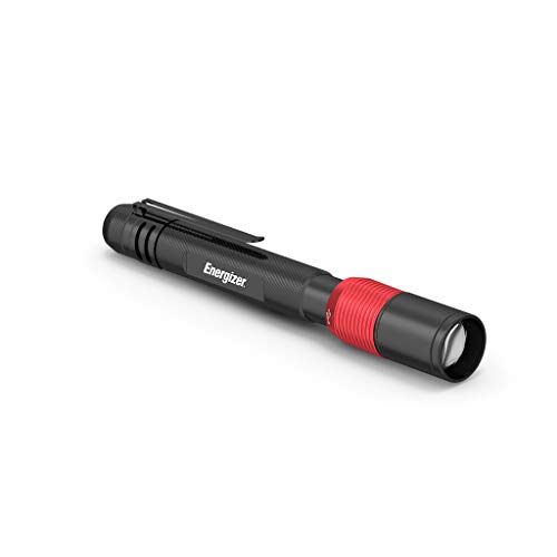 Linterna bolígrafo recargable Energizer, 400 lúmenes, clasificación IPX4 de resistencia al agua, linterna compacta de metal ligera, bolígrafo recargable para interiores y exteriores, con batería