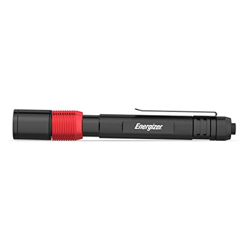 Linterna bolígrafo recargable Energizer, 400 lúmenes, clasificación IPX4 de resistencia al agua, linterna compacta de metal ligera, bolígrafo recargable para interiores y exteriores, con batería