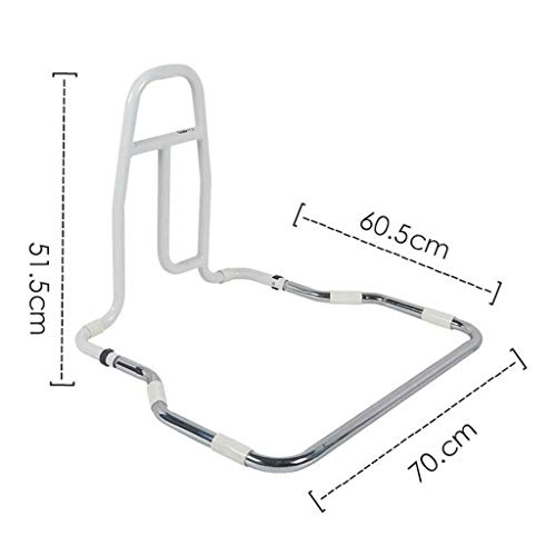 LIQICAI Barandillas de Seguridad para Camas de Grado hospitalario Pasamanos Laterales de Cama de Hierro para Personas Mayores Pasamanos para Adultos Mayores para Cama King Queen tamaño Doble (Color: