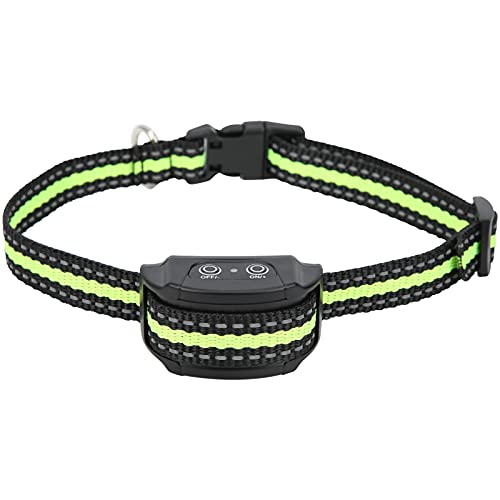 LIUTT Dispositivo de Entrenamiento antiladridos: Collar de Entrenamiento Ajustable Impermeable para Mascotas, tapón automático de ladridos, Dispositivo de Entrenamiento antiladridos para Perros