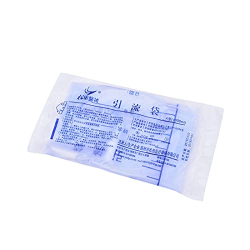 LIZHE 5 PCS Desechables 100 0ML Bolsas de desagüe urinarias Bolsa de coleccionista de orina Bolsa de orina Tipo de Manga de látex Tipo de Drenaje Masculino