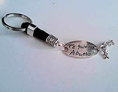 Llavero Te Quiero Abuelo, Regalo Abuelo
