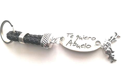 Llavero Te Quiero Abuelo, Regalo Abuelo