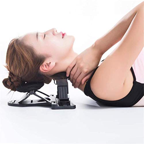 LLDKA Aparato de tracción Cervical Almohada Almohada para Cuello tracción Cervical artrosis descompresión Cervical/espinal Alivia la presión sobre el Cuello ortopédico