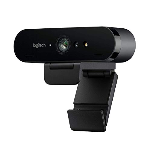Logitech Brio Ultra HD Pro Webcam, Streaming Fluido 1080p/60fps, Campo Visual Ajusable, Zoom X5, Compatible Avec Skype, WebEx, Cisco Jabber, Zoom, Windows Hello, PC/Mac/Portátil/Chrome, Color Negro