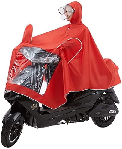 LOJALS Moto Impermeable Poncho Alargado, Movimiento Eléctrico Scooter Motocicleta Capa De Cabo Gran Lluvia, Persona Motociclismo Individual Anti-Niebla Ropa De Transporte,D