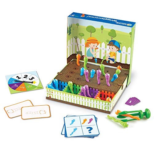 Lombrices serpenteantes Wriggleworms! de Learning Resources Set de actividades para practicar la motricidad fina, habilidades motoras finas para niños pequeños, niños de 3+ años