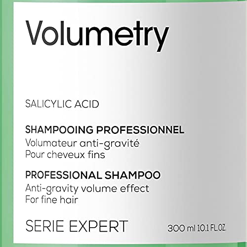 L’Oréal Professionnel | Champú Voluminizador para un mayor volumen con textura añadida, Volumetry , SERIE EXPERT, 300 ml