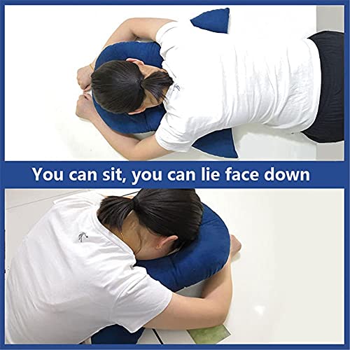 LSWKG Almohada de Soporte para Cabeza/Hombro，Almohada Facial para Dormir para Pacientes con Vitrectomía Y Desprendimiento De Retina Durante La Recuperación