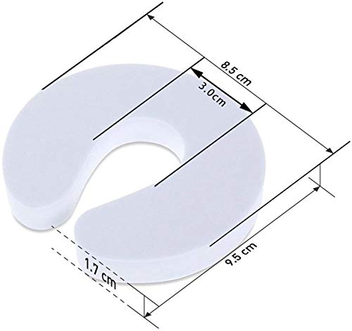Luchild 8pcs Tope Clip Protector Puerta Dedos Espuma tope puerta bebe Seguridad Puertas Niños